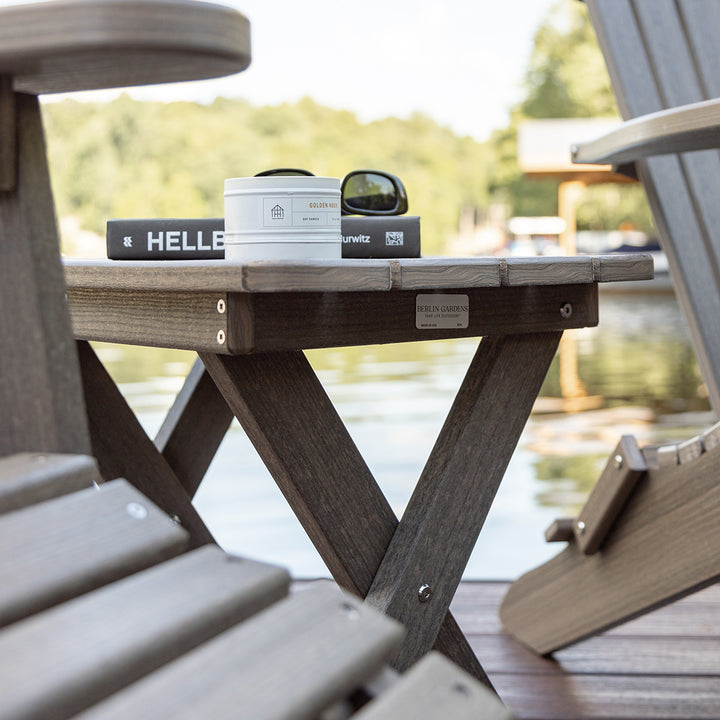 Folding End Table