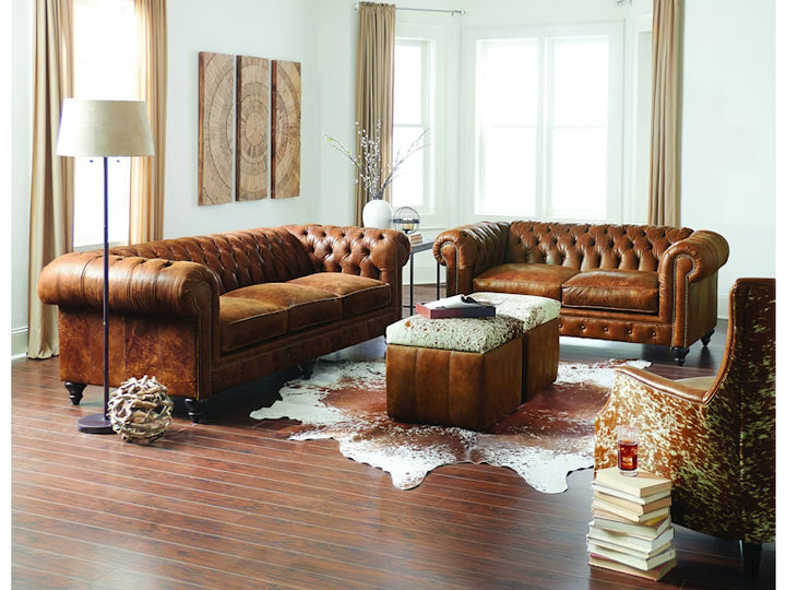 Rondell Leather Loveseat