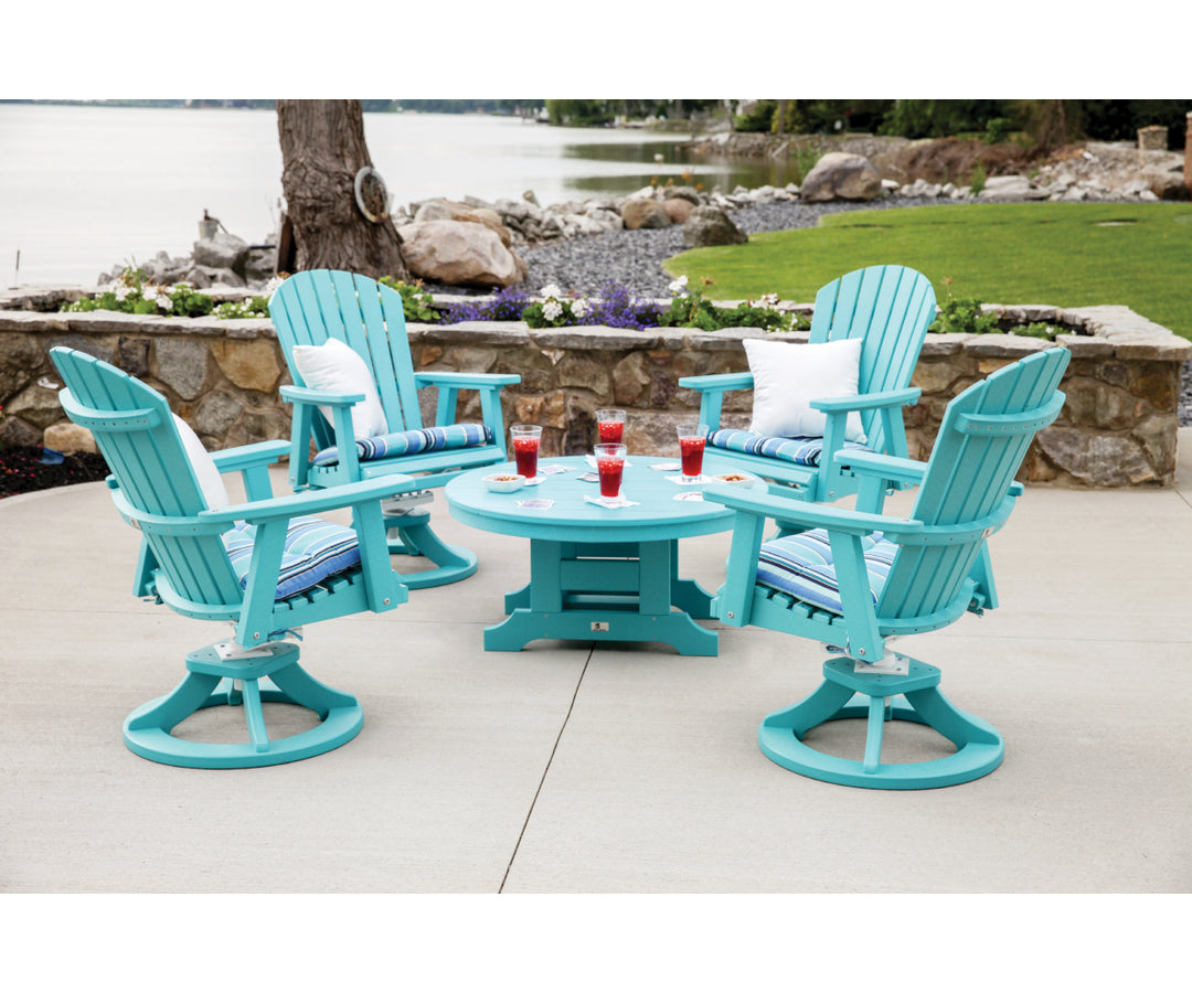 Comfo Back Swivel Rocker Dining Chair