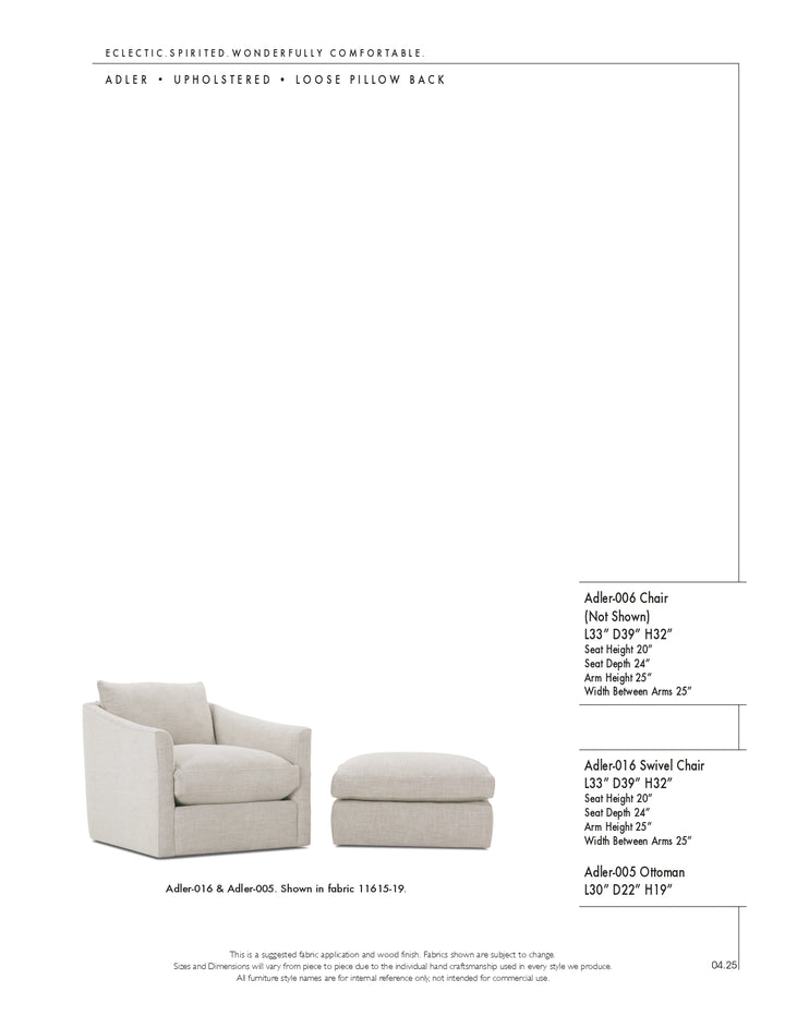 Adler Swivel Chair