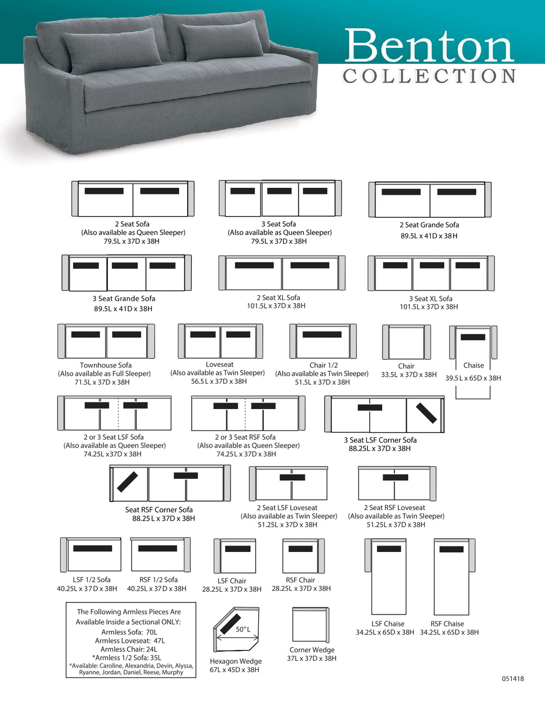 Benton Sofa Collection