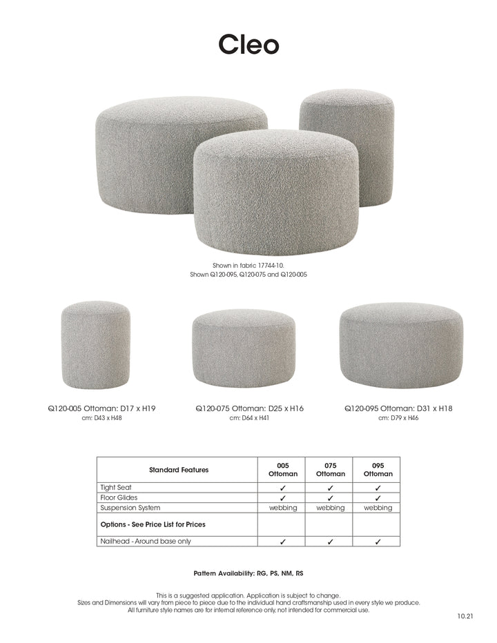 Cleo Ottoman
