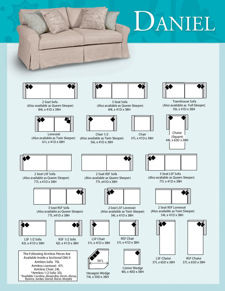 Daniel sectional Collection