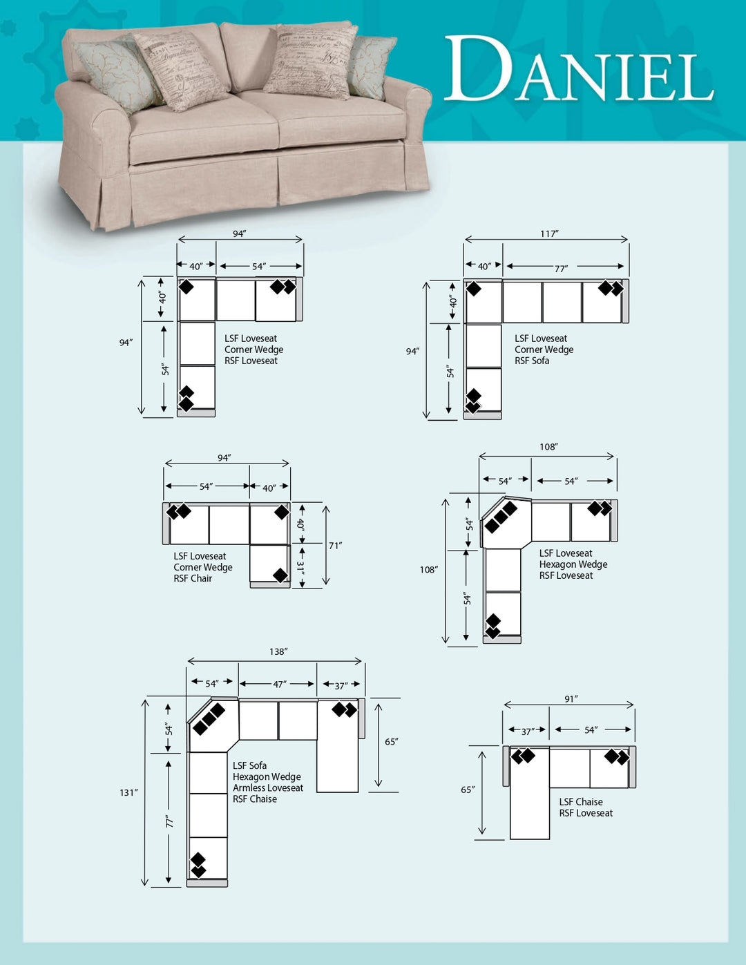 Daniel sofa Collection