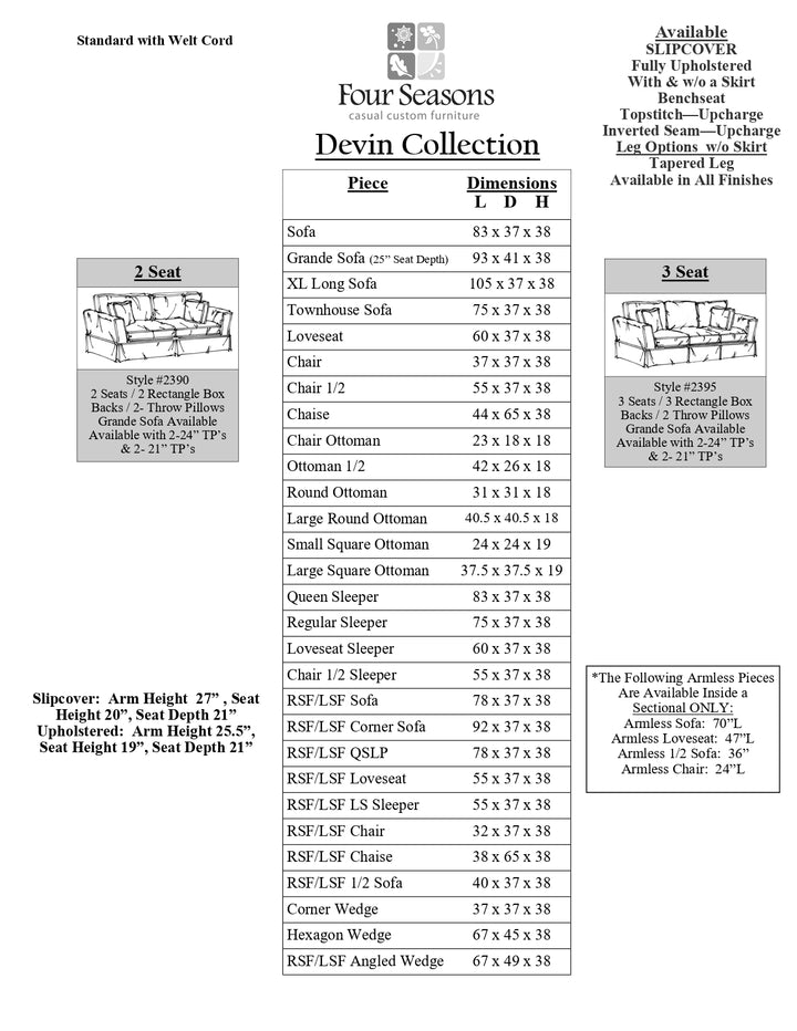 Devin Loveseat Collection