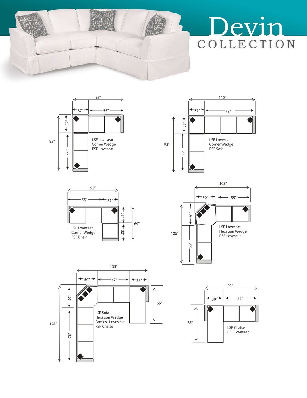 Devin Sofa Collection