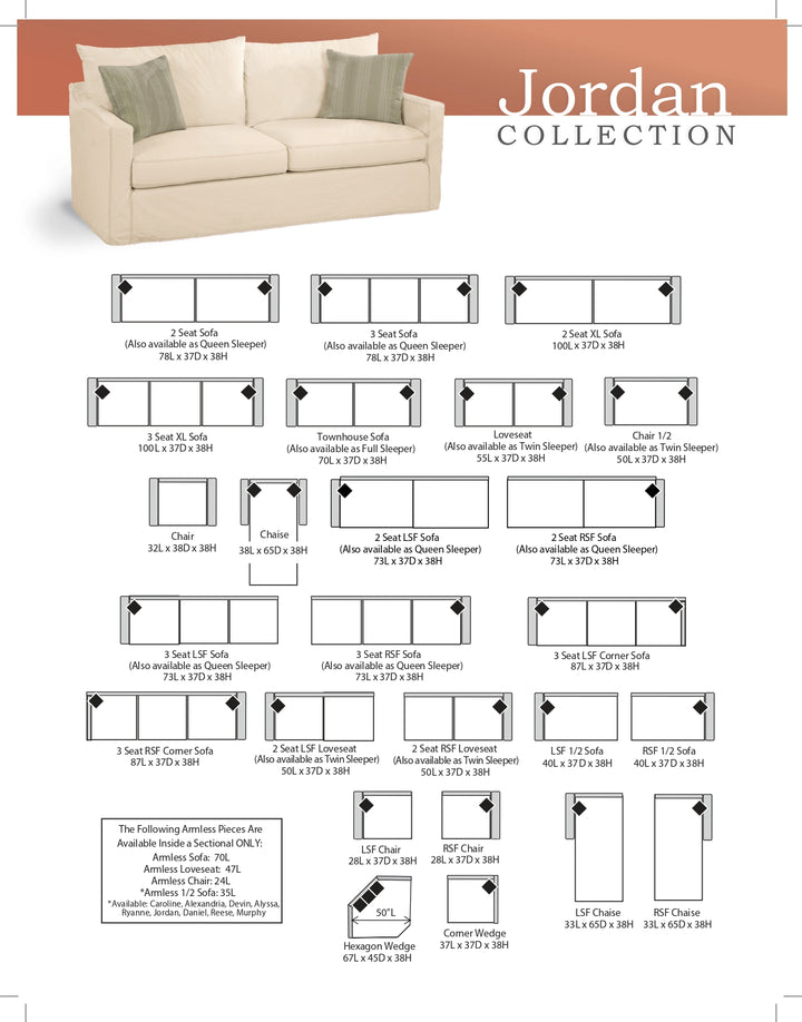 Jordan loveseat Collection