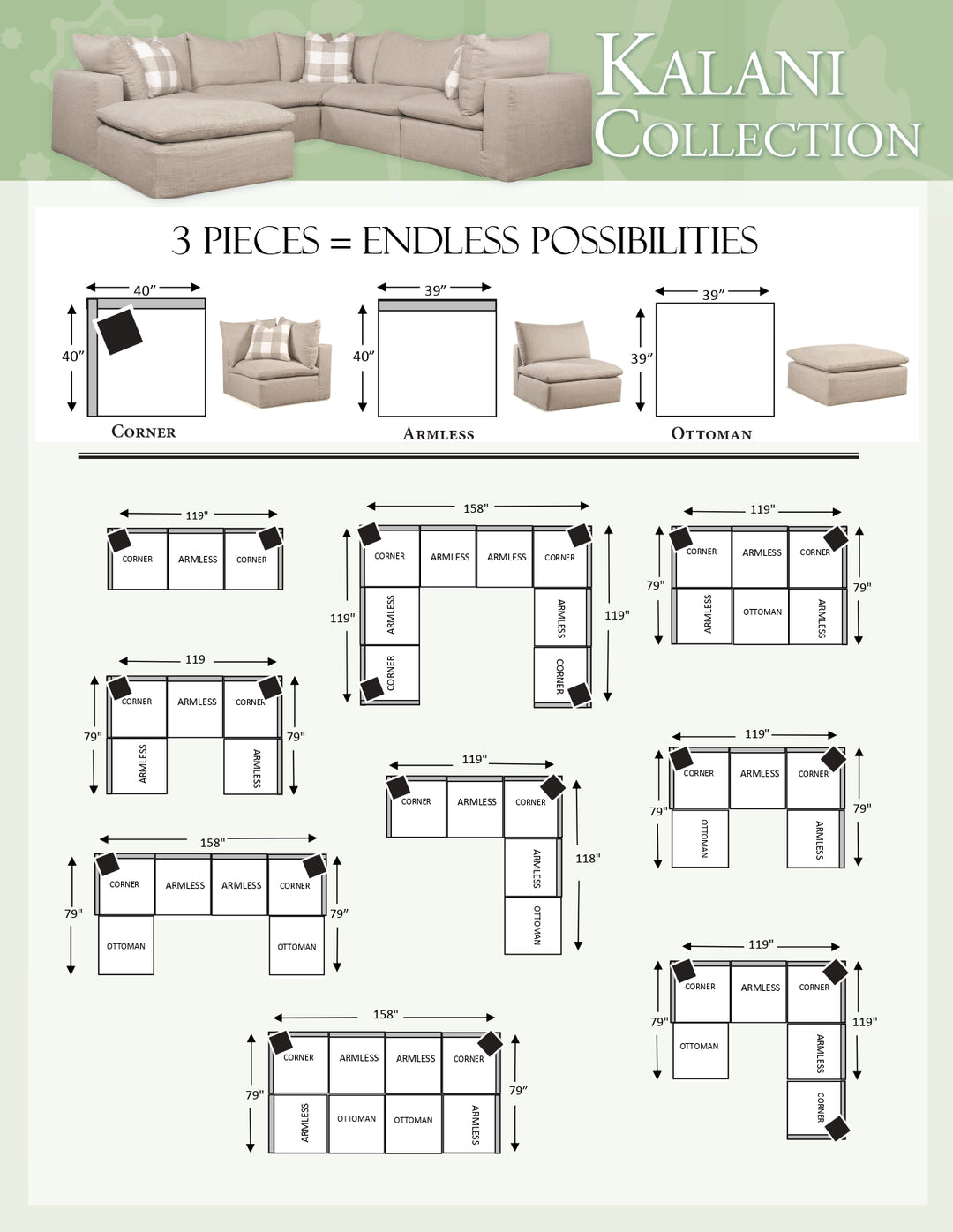 Kalani Sectional Collection