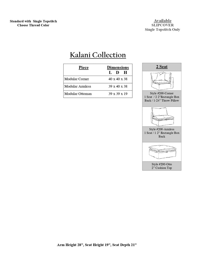 Kalani Sectional Collection