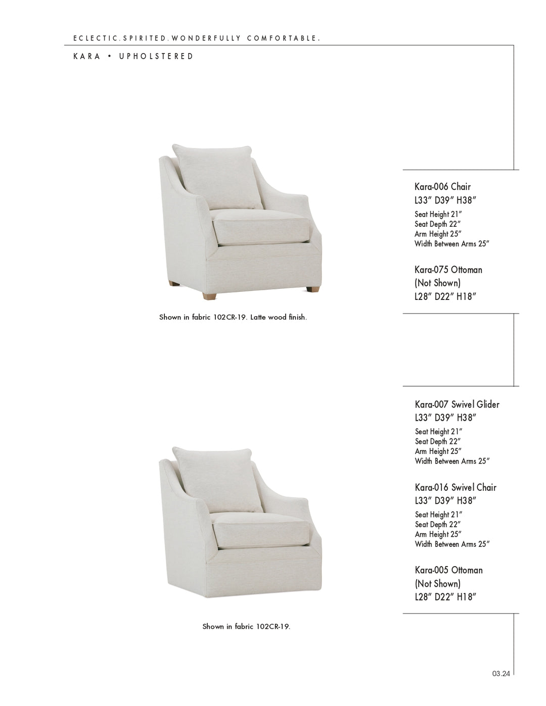 Kara Swivel Chair