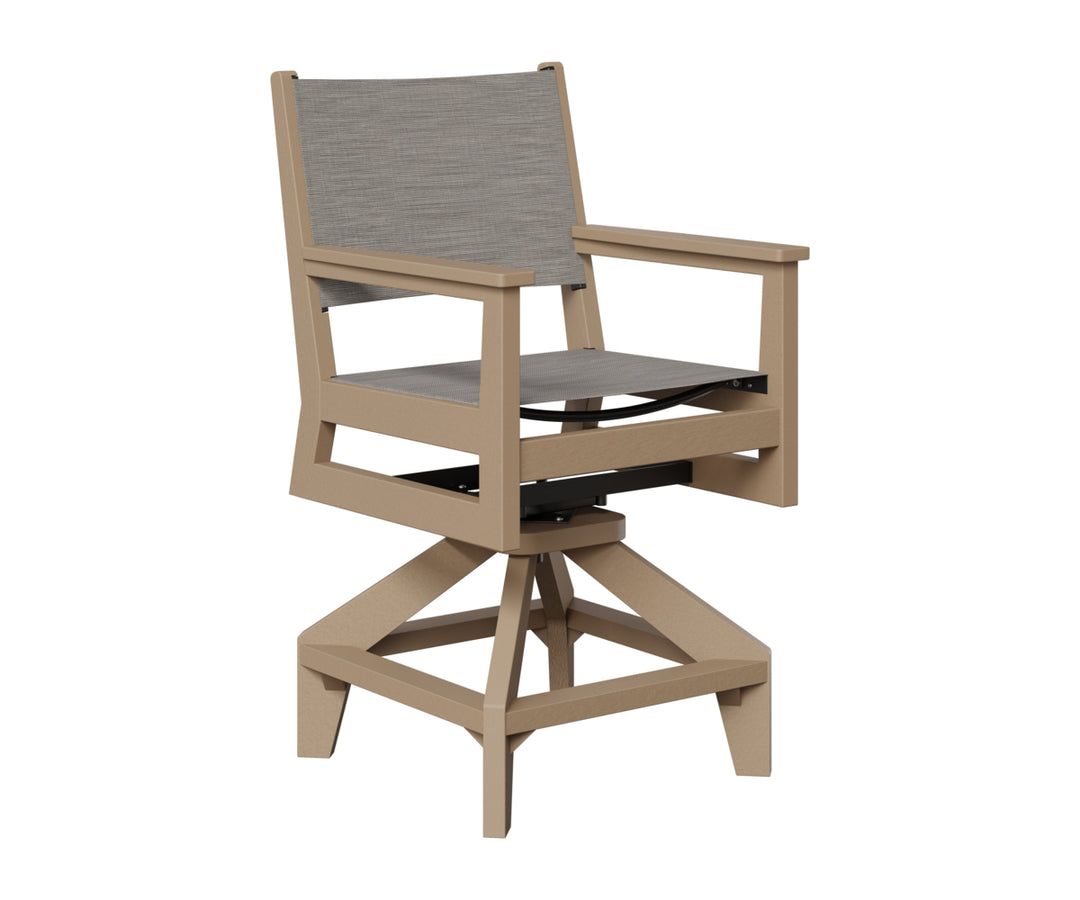 Mayhew Sling Swivel Counter Chair