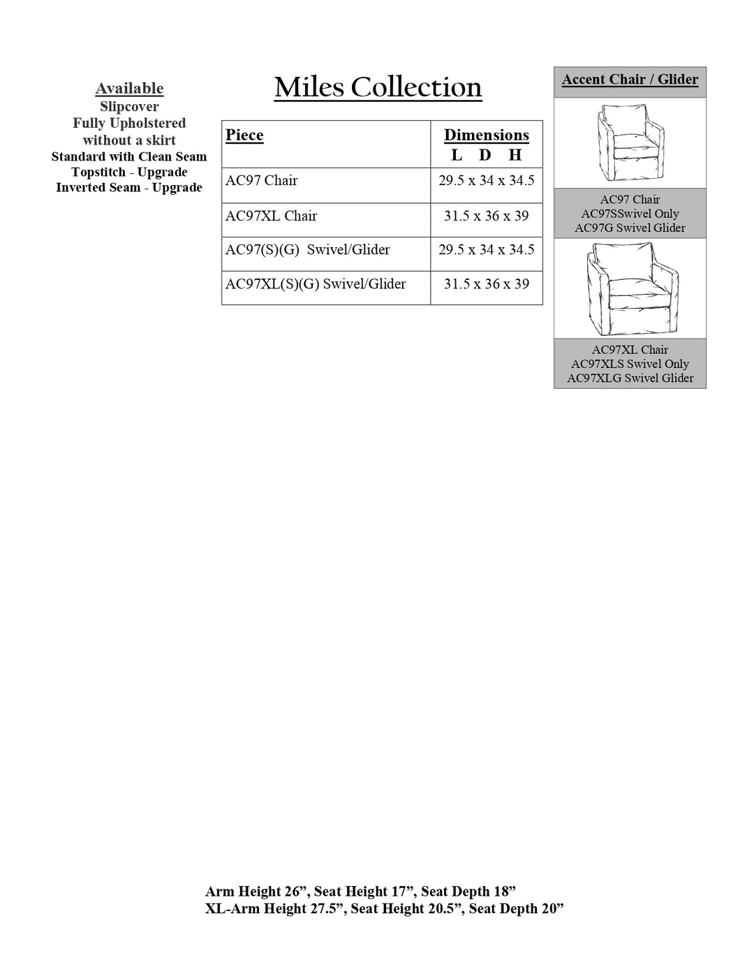 Miles Chair Collection