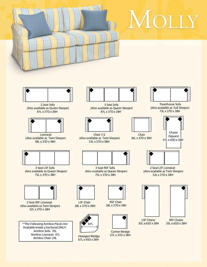 Molly Sofa Collection