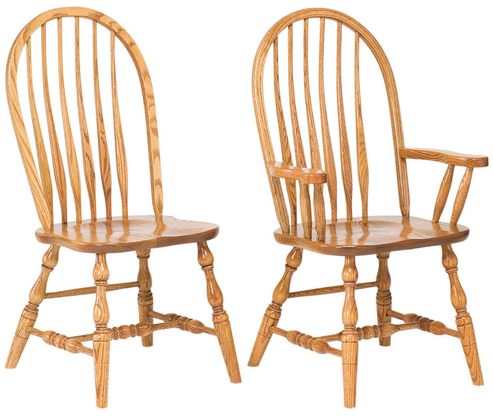 Bent Feather Bow Chair