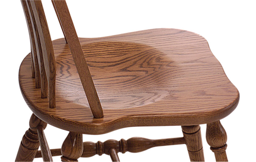 Bent Feather Bow Chair