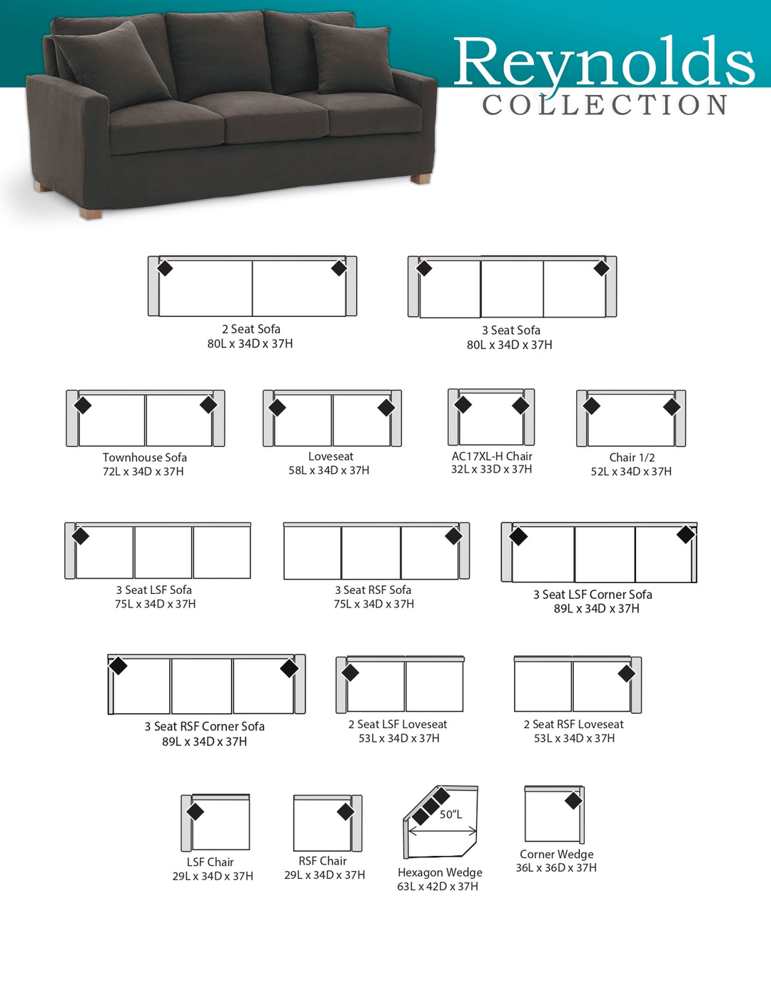 Reynolds Sofa Collection