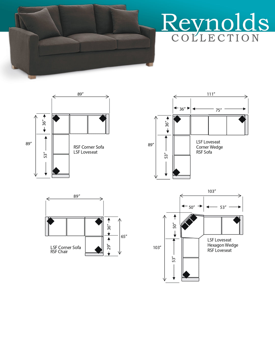 Reynolds Sofa Collection