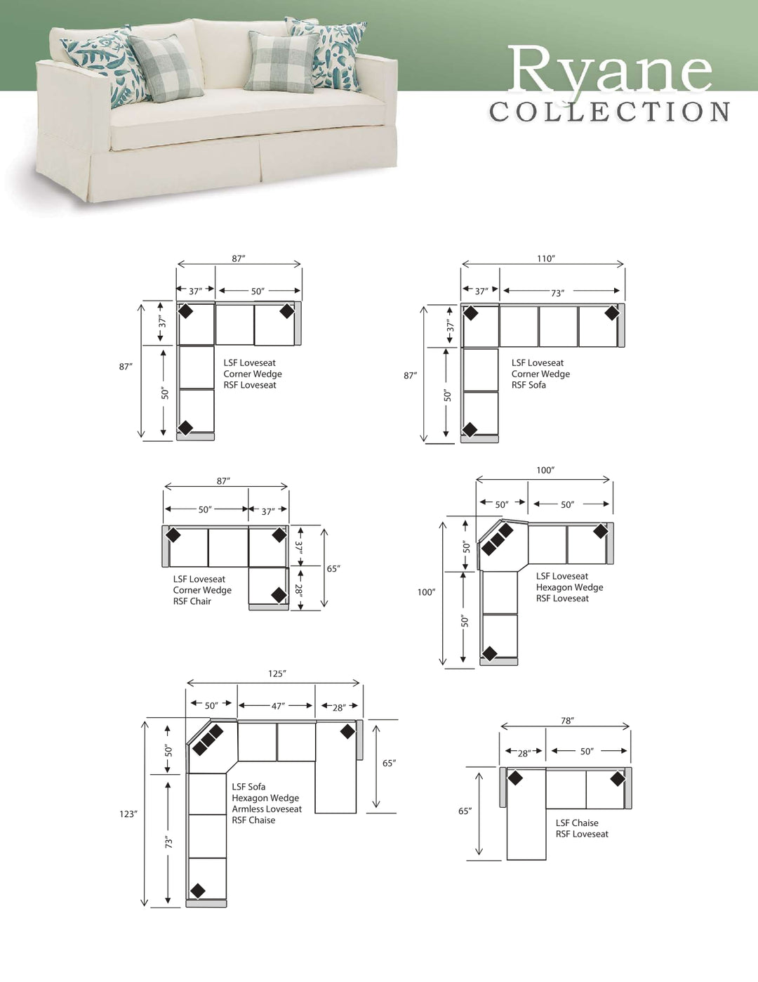 Ryane Sofa Collection