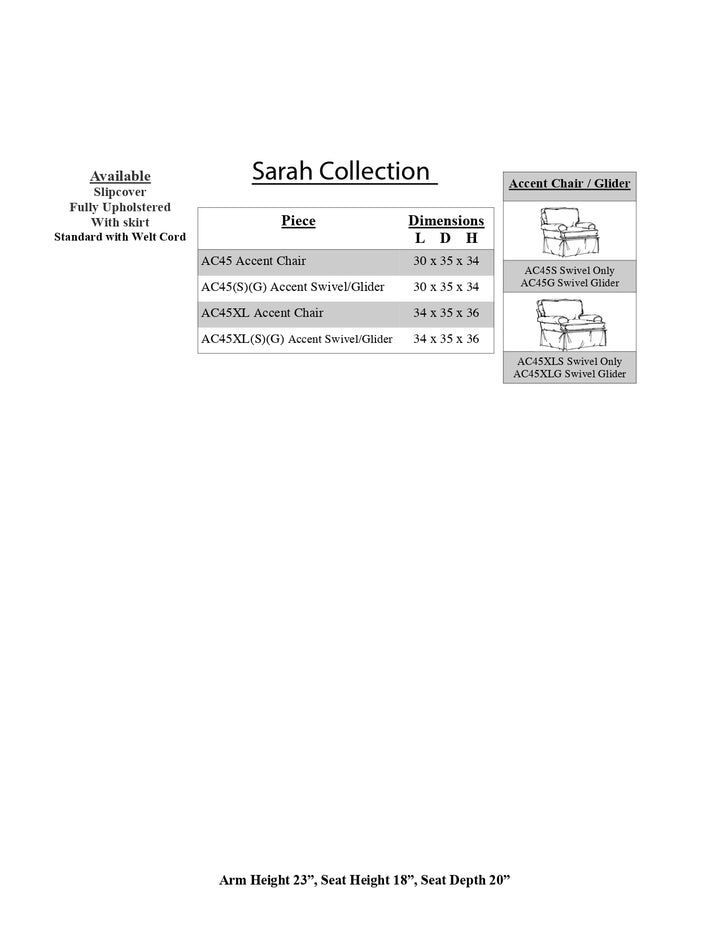 Sarah Chair Collection