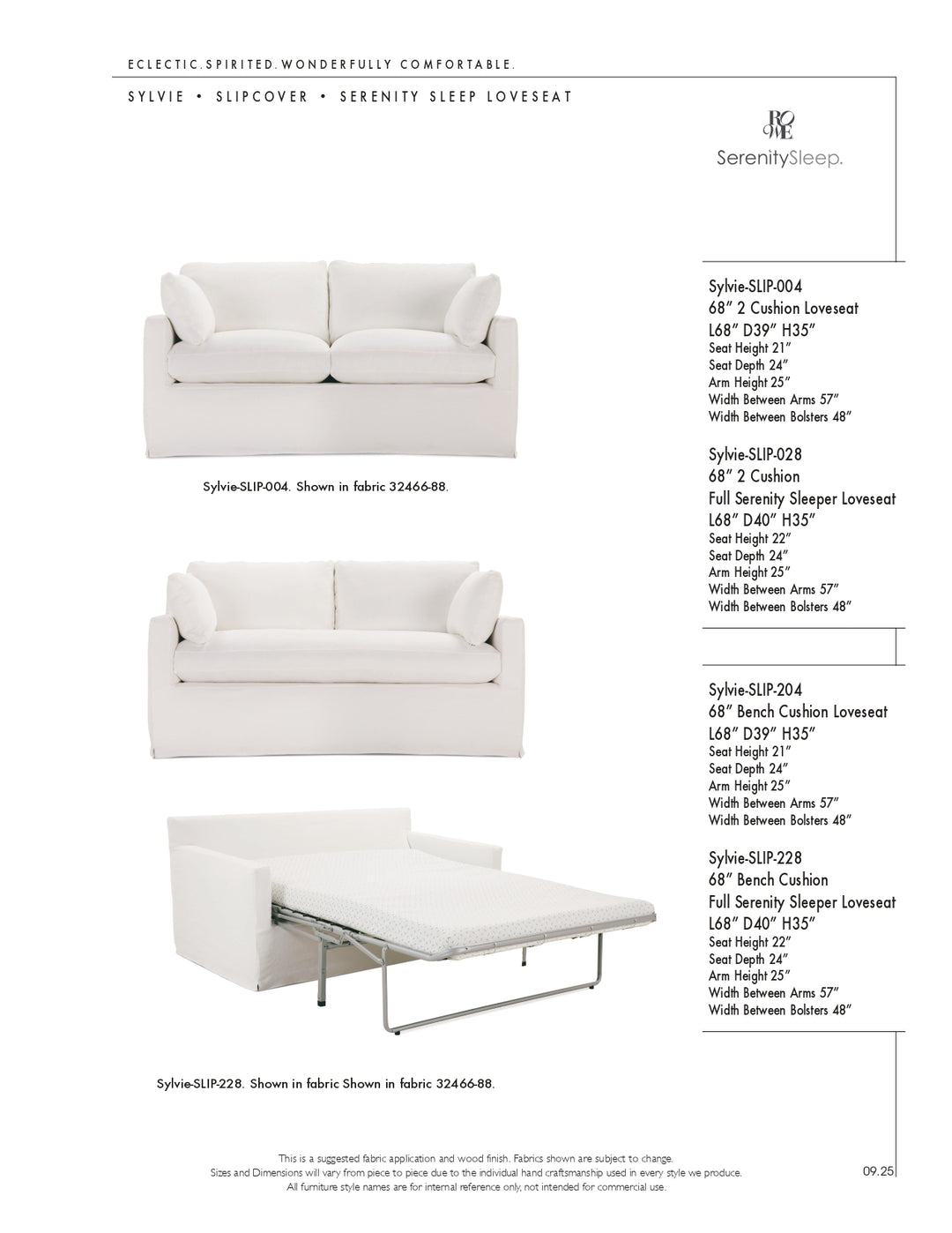 Sylvie Slipcovered Sofa