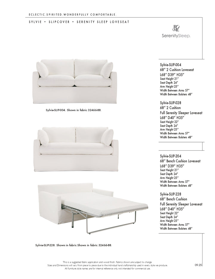 Sylvie Slipcovered Sofa
