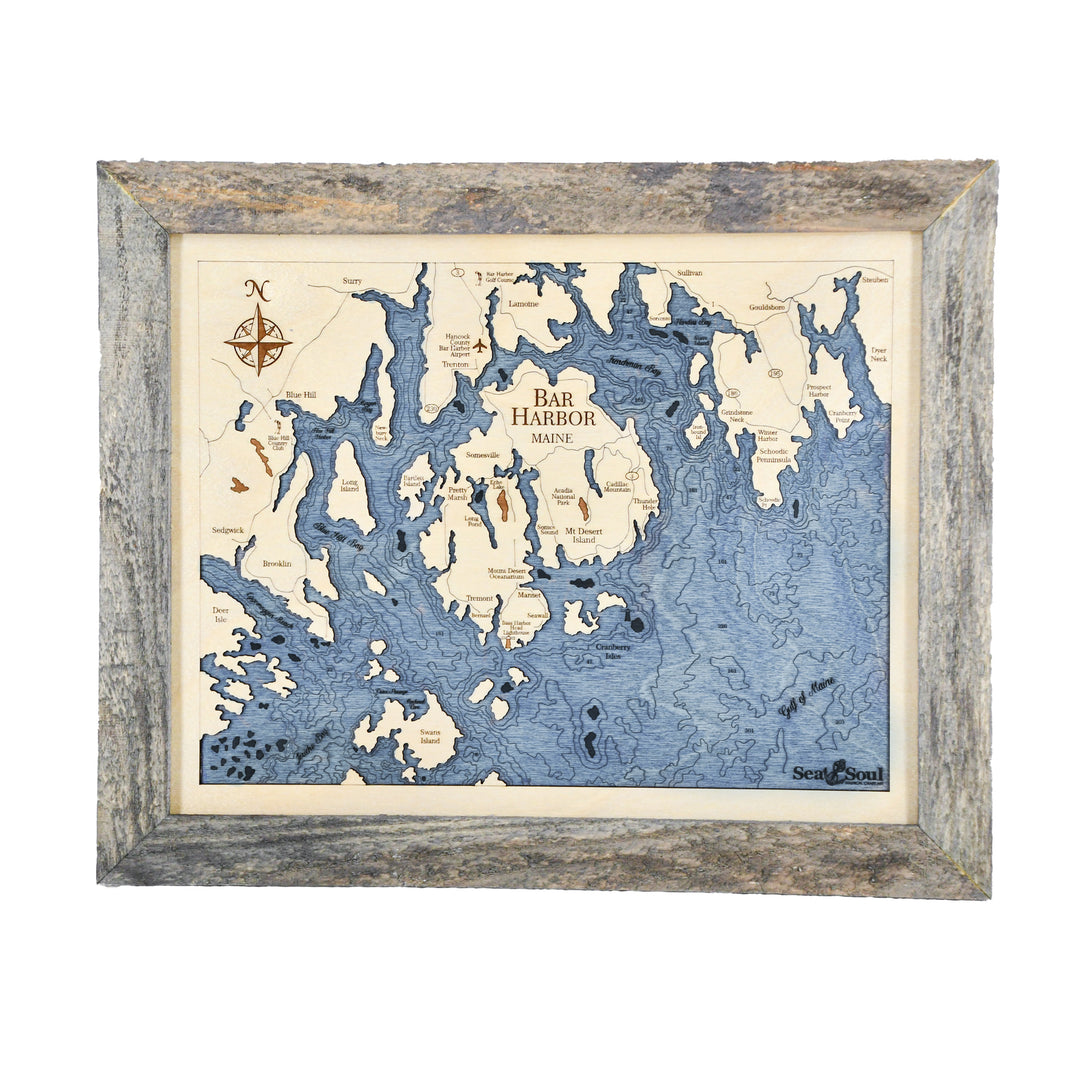 Custom Nautical Map Wall Decor