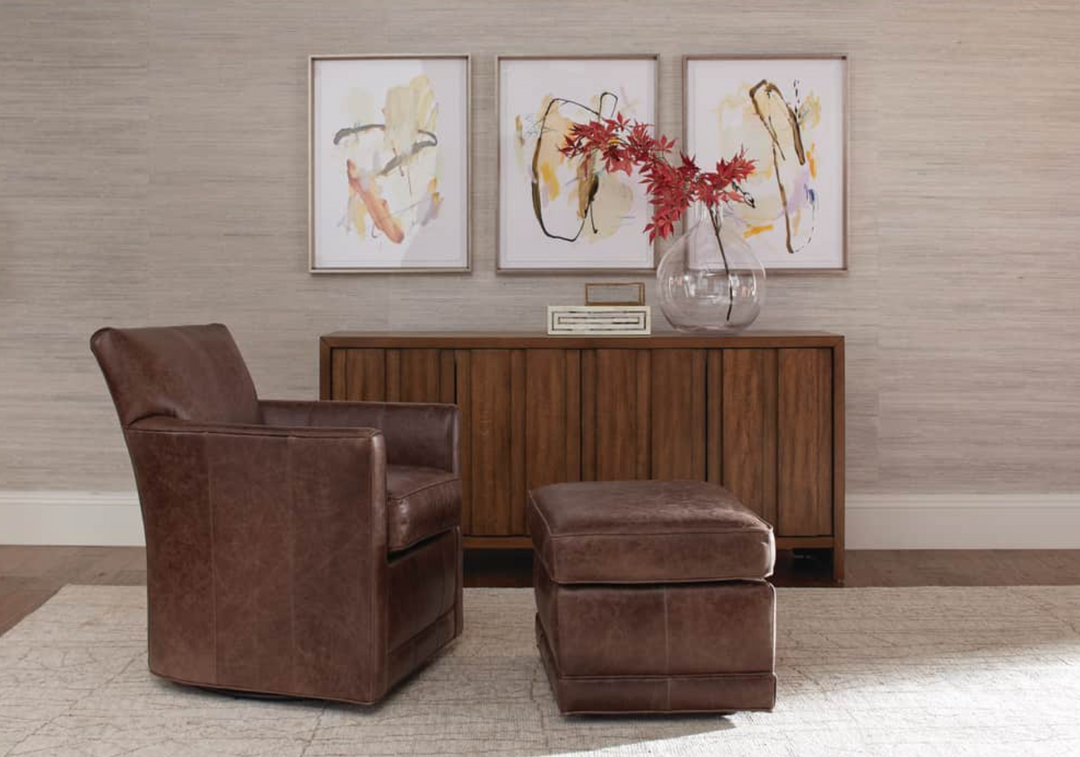 Times Square Leather Swivel Chair