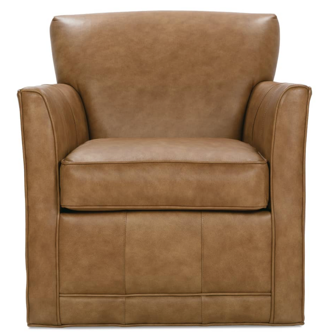Times Square Leather Swivel Chair