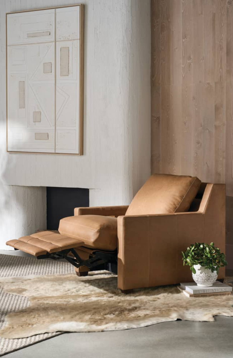 Sylvie Leather Recliner