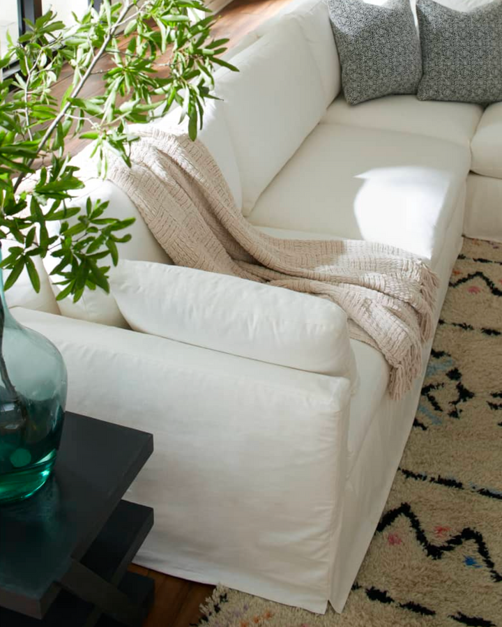 Sylvie Slipcovered Sectional