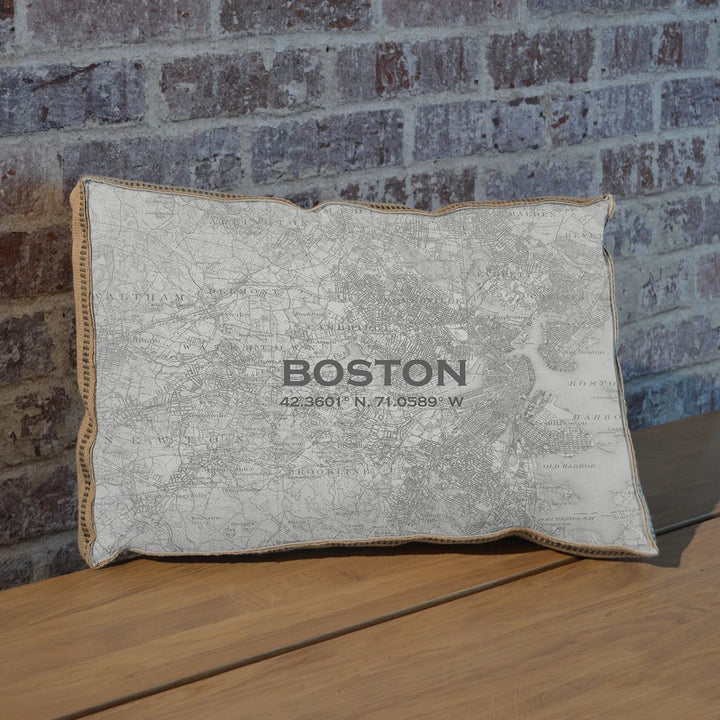 Customizable GPS Lumbar Pillow