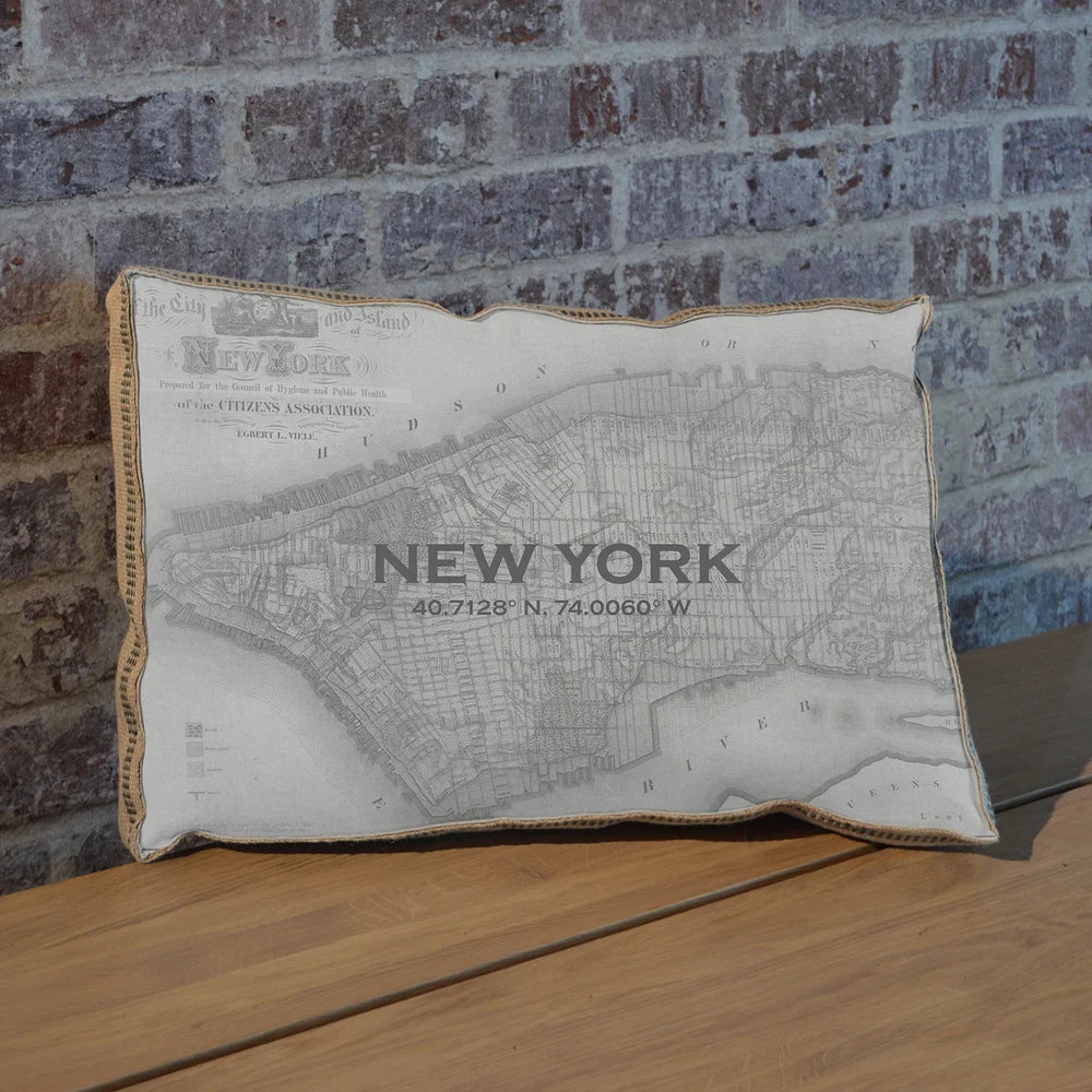 Customizable GPS Lumbar Pillow