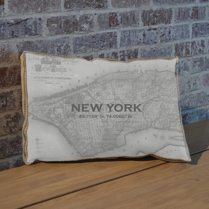 Customizable GPS Lumbar Pillow