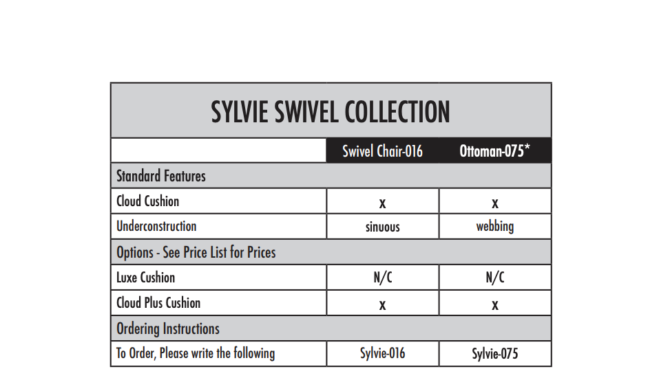 Sylvie Swivel Chair